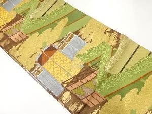 垣模様織出し袋帯